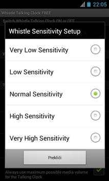 Whistle Talking Clock FREE screenshot 4