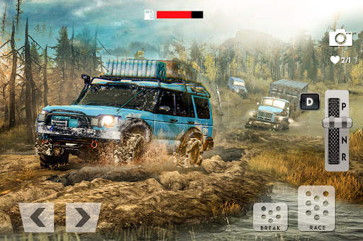 Off-Road Pickup Truck Hill Driving Simulator 2021 screenshot 3