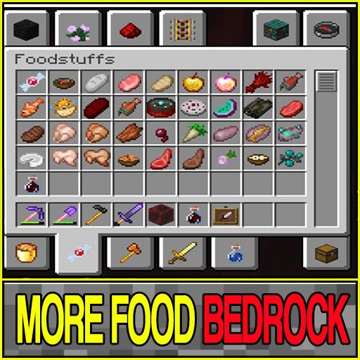 More Food Bedrock Craft Mod for MCPE 9.1