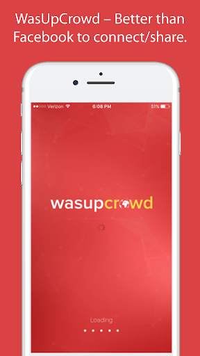 WasUpCrowd - Connect & Share Anything. screenshot 1
