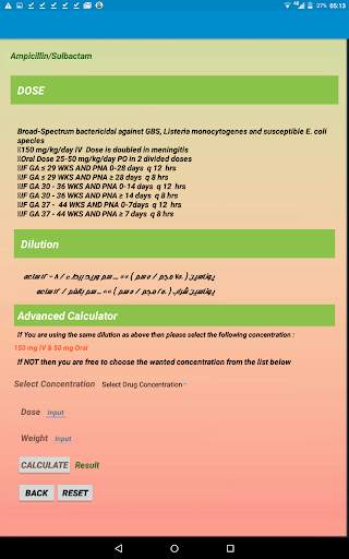 NICU Drug dosage calculator: t screenshot 4