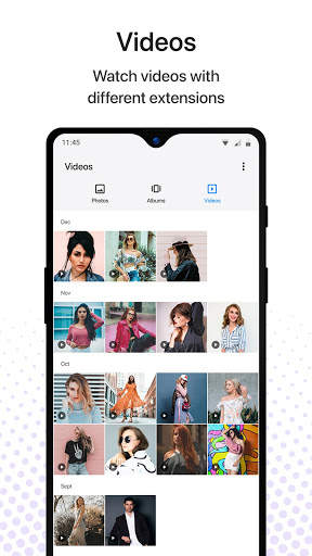 Gallery - photo & video player screenshot 3