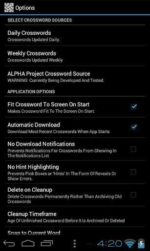 Daily Newspaper Crossword Puzzles screenshot 6