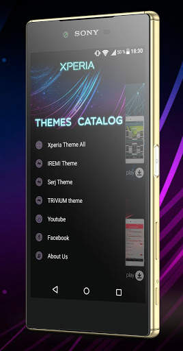 Theme Catalog X (Xperia Theme) screenshot 2