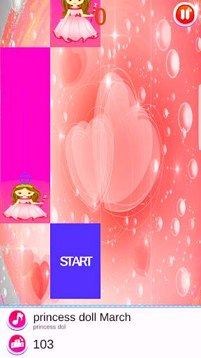 Princess doll game piano tiles screenshot 3