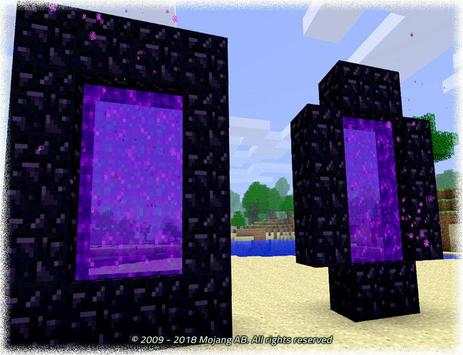 Portal Mod in Minecraft PE screenshot 2