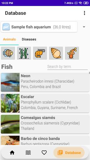 MyAquarium Fish tank manager screenshot 7