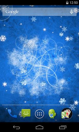 Snowflakes Live Wallpaper screenshot 3