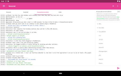 CoreIRC – Social Chat, DCC File Transfers screenshot 8