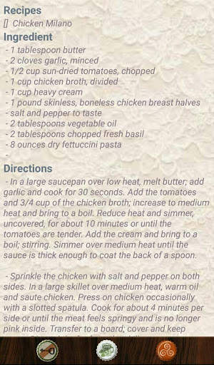 Pasta Easy Recipes Offline App screenshot 3