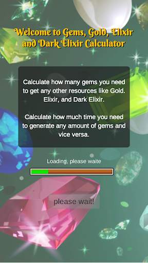 Gems calc for clashers game screenshot 1