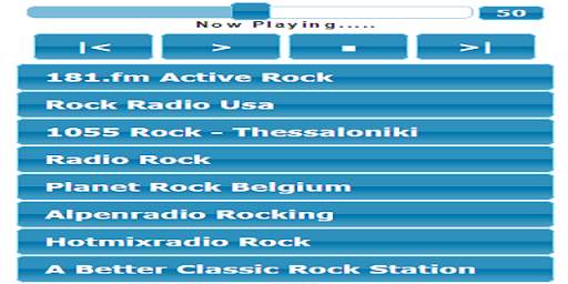 Rock Radio Player Live Music screenshot 1