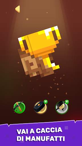 Diggerville 3d: Gioco di Pixel | Trova il Tesoro screenshot 1