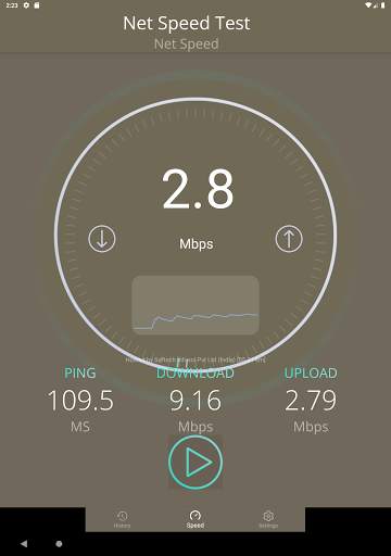 Internet Speed Test App 15 تصوير الشاشة