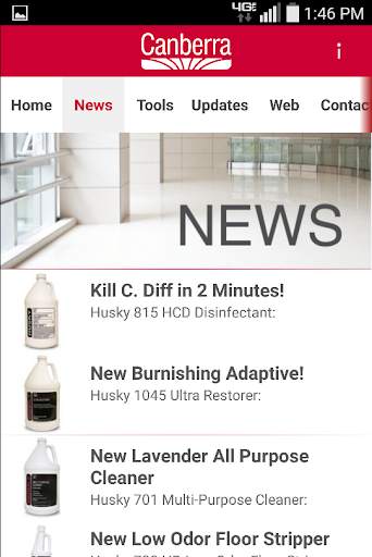 Canberra Corp App screenshot 1