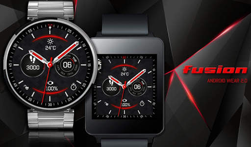 Fusion Watch Face & Clock Live Wallpaper 23 تصوير الشاشة