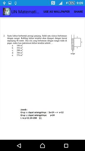 Soal UN Matematika SMA screenshot 2