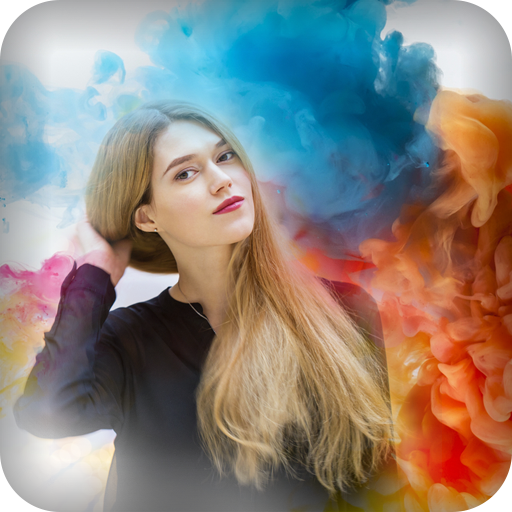 Colorful Smoke Photo Editor - rainbow color effect icon