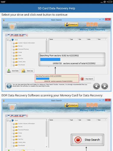 SD Card Data Recovery Help screenshot 13