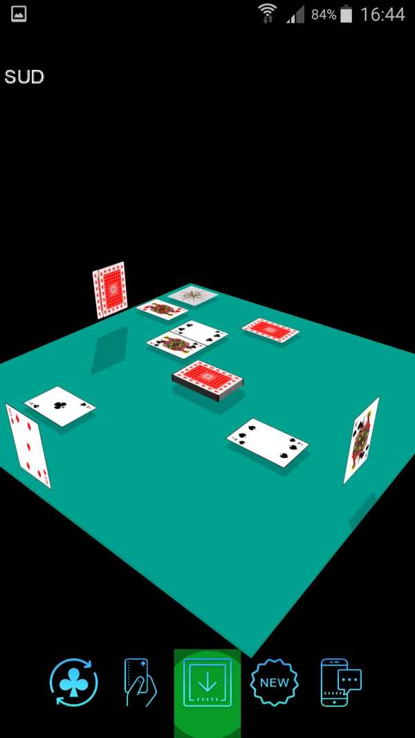 Playing cards 3D (free game without ads) screenshot 3