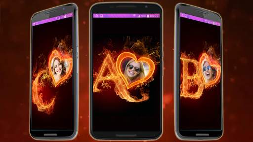Fire Text Photo Frames - Edit Photo screenshot 1