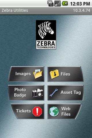 Zebra Utilities screenshot 1
