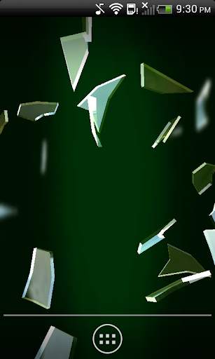 Shattered Glass 3D Live Wallpaper screenshot 2