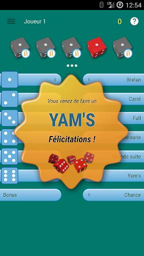 Yams - jeu de Yatzy - multi-joueurs screenshot 1