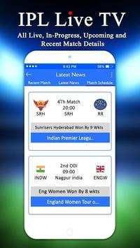 Live IPL TV - Cricket TV FREE screenshot 3