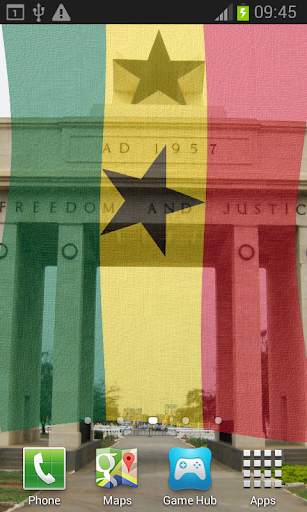 Ghana Flag Live Wallpaper screenshot 2