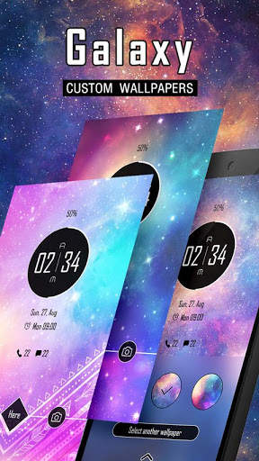 (FREE) Galaxy Theme GO Locker screenshot 1