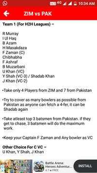 Dream11 Daily Prediction screenshot 3