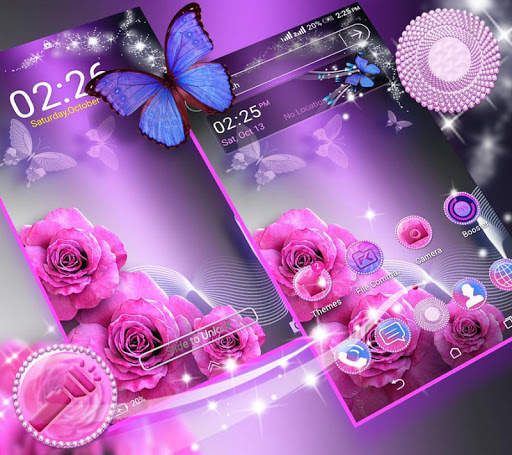 Pink Rose Launcher Theme screenshot 5