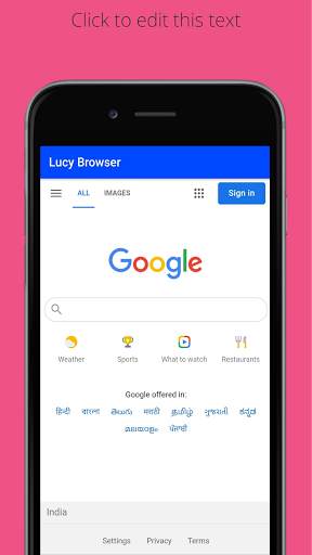 Lucy Browser - super fast & lite screenshot 2