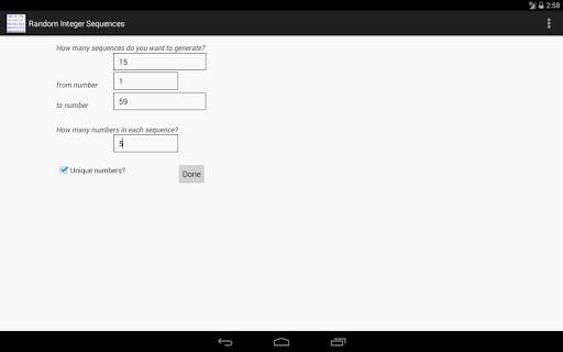 Generate Random Numbers - Free screenshot 20