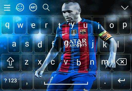 Keyboard For Fc Barcelona 2018 screenshot 6