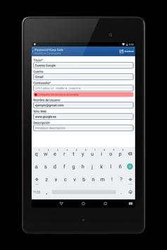Password Keep Safe screenshot 23