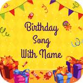 Birthday Song with Name logo