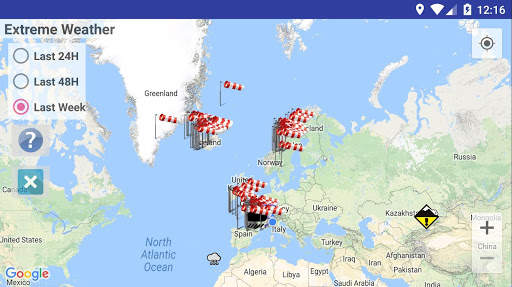Alarms Extreme Weather EU скриншот 12