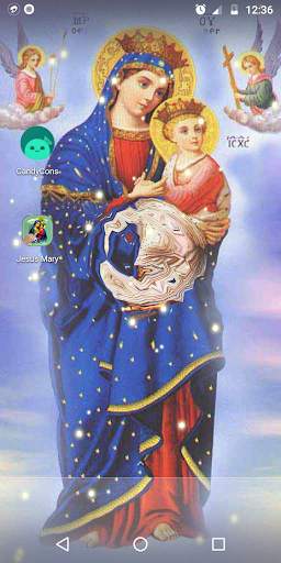 Magic Ripple - Jesus and Mary Live Wallpaper screenshot 3