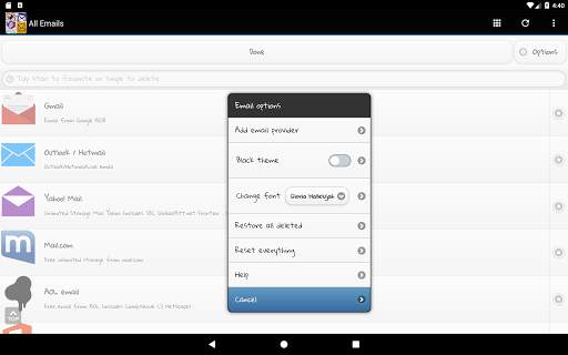 Tüm E-posta Sağlayıcıları screenshot 3