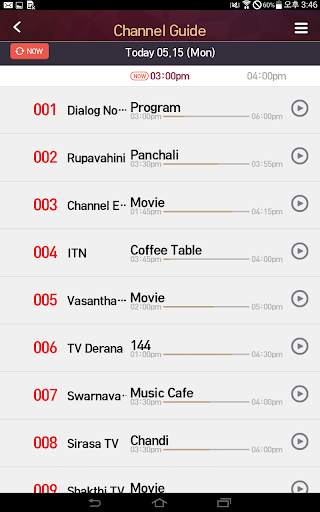 Dialog TV hub screenshot 2