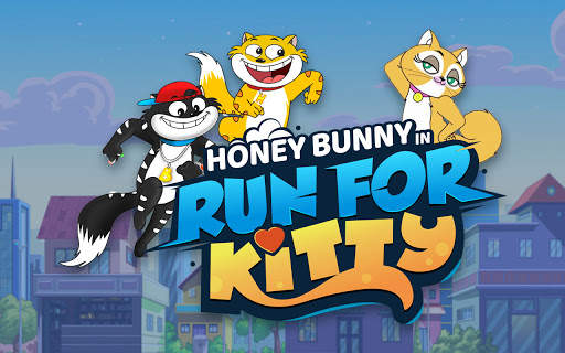 Honey Bunny – Run for Kitty : Hero Runner Dash скриншот 4
