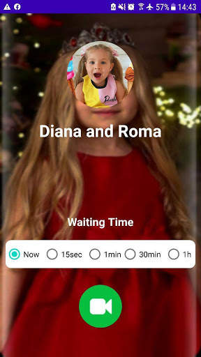 Diana and Roma Fake video Call screenshot 1