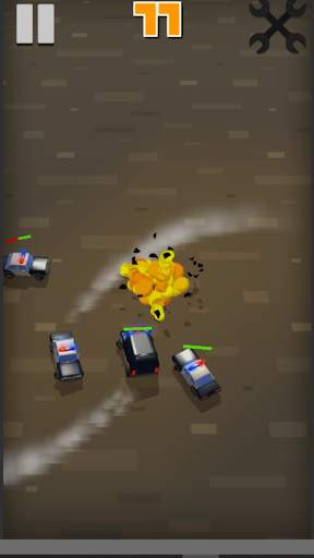 Escape The Police - Endless Car Chase Game स्क्रीनशॉट 3