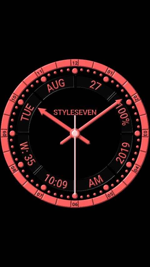 Informative Analog Clock Live Wallpaper-7 screenshot 4