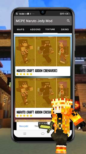 MCPE Naruto Jedy Mod screenshot 4