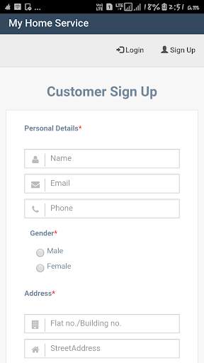 My Home Services Serviceprovider screenshot 1