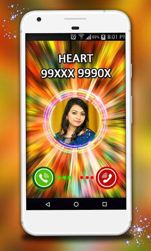 Color Caller Screen LED Flashlight Mobile theme screenshot 1