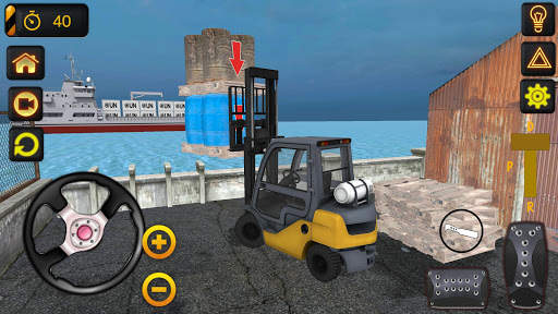 Forklift Simulator Realistic Game screenshot 1
